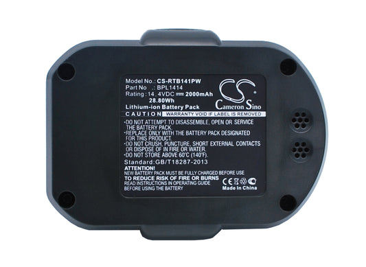 14.4V 2000mAh/28.80Wh Li-ion Power Tools Battery for Ryobi