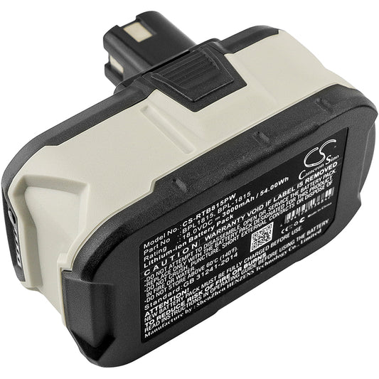 18V 3000mAh/54.00Wh Li-ion Power Tools Battery for Ryobi