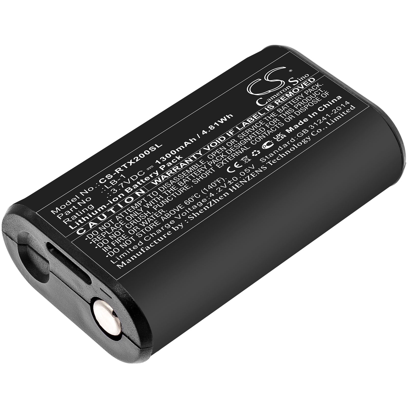 CS-RTX200SL Replacement Battery – Compatible with Performer TX-M2, VideoMic Pro+