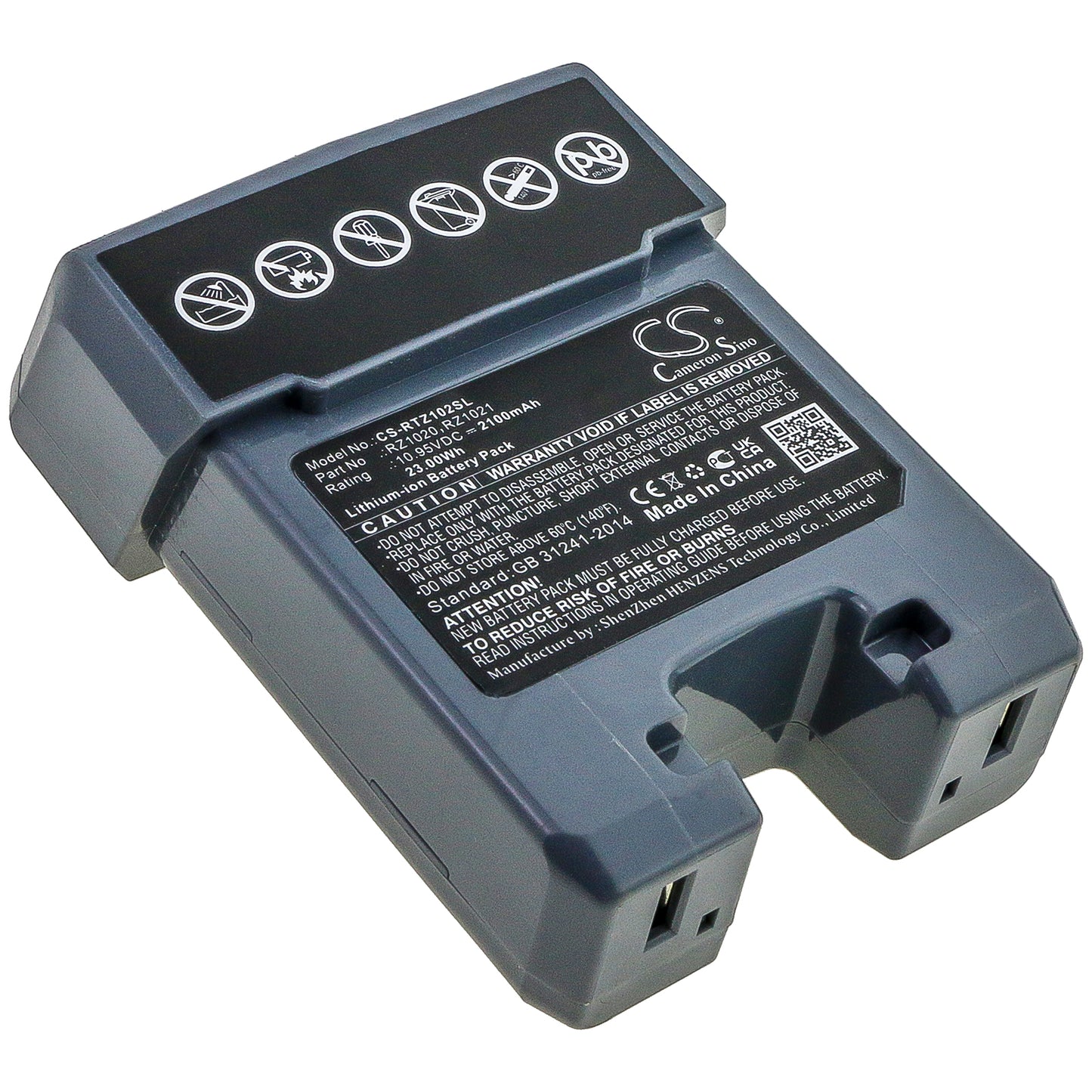 CS-RTZ102SL Replacement Battery – Compatible with Turbo A, Turbo Jetts