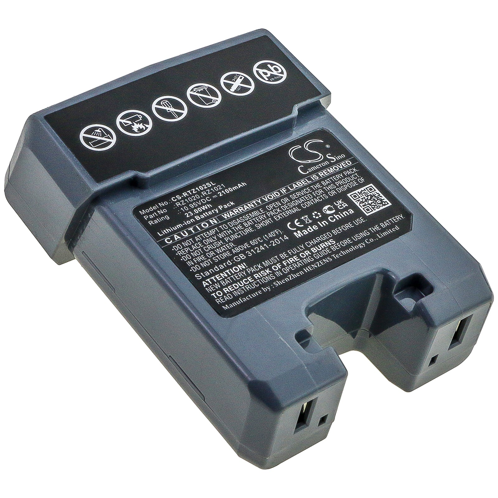 CS-RTZ102SL Replacement Battery – Compatible with Turbo A, Turbo Jetts