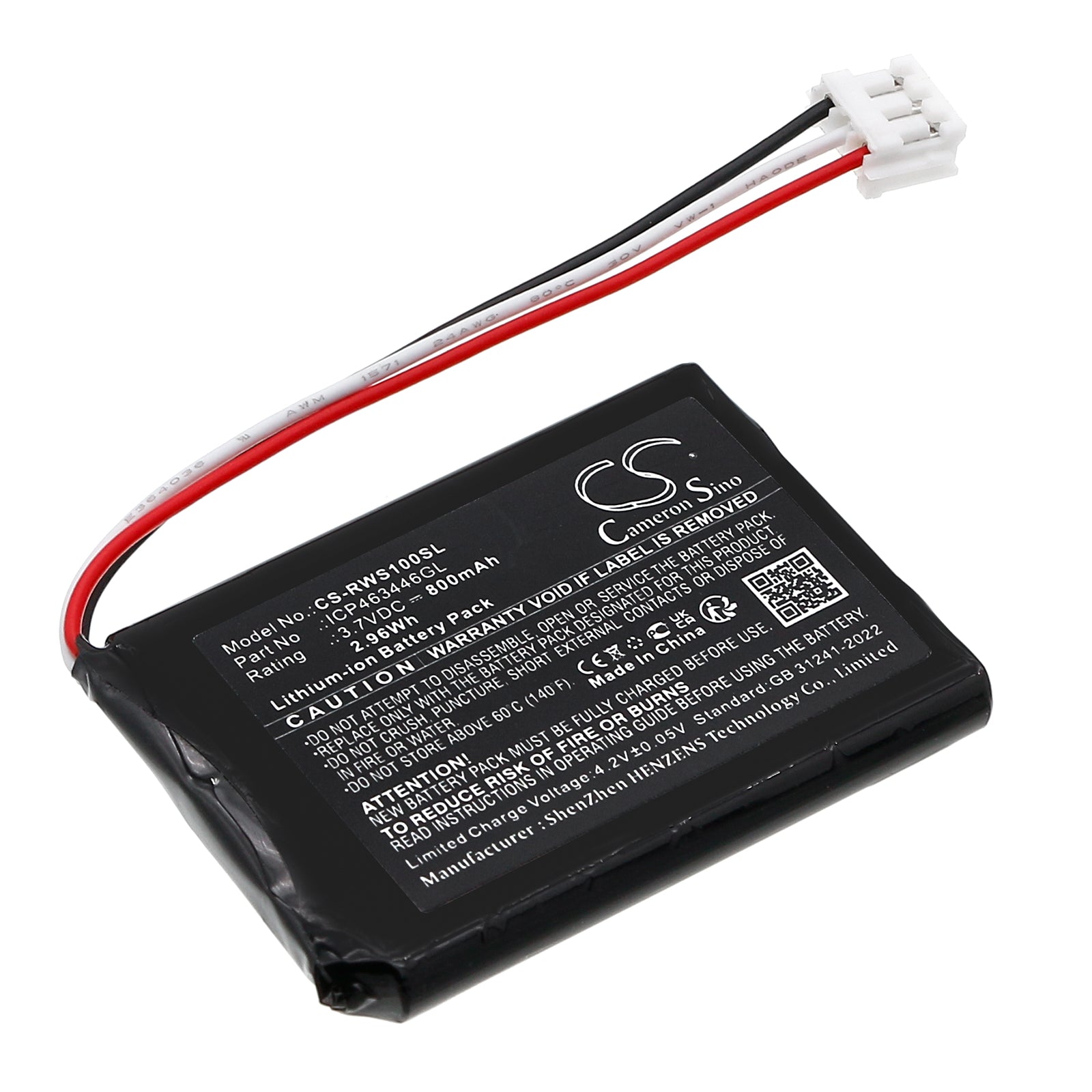 CS-RWS100SL Replacement Battery – Compatible with Seven Sisters, Violetta Delay