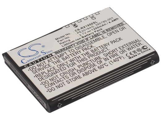3.7V 1200mAh Li-ion PDA/Pocket PC Battery for HP