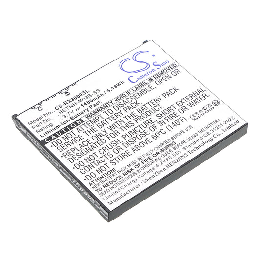 3.7V 1400mAh Li-ion PDA/Pocket PC Battery for HP