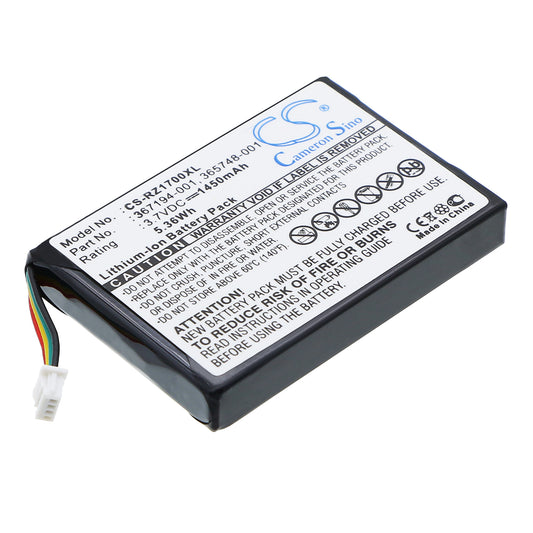 3.7V 1450mAh/5.37Wh Li-ion PDA/Pocket PC Battery for HP