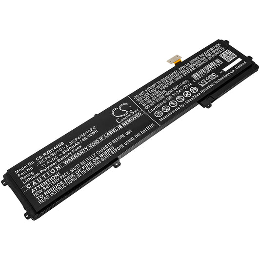 CS-RZB140NB Replacement Battery – Compatible with BETTY4-73K-06472, Blade 14, Blade 14INCH 2017, Blade 15 2016, Blade 2016, Blade 2016 14, BLADE 2016 14 INCH, BLADE 2016 14 INCH V2, Blade 2016 GTX1060, Blade 2016 gtx1080, Blade 2016 GTX970M, Blade 2016 RZ09-0195, Blade 2016 v2, Blade 2017, Blade 2017 RZ09-01953E72-R3U1, Blade 2017 UHD, CN-B-1-BETTY4-61G-03324, CN-B-1-BETTY4-61G-03560, CN-B-1-BETTY4-61G-04428, CN-B-1-BETTY4-61G-04804, CN-B-1-BETTY4-61G-05199, CN-B-1-BETTY4-637-020044,