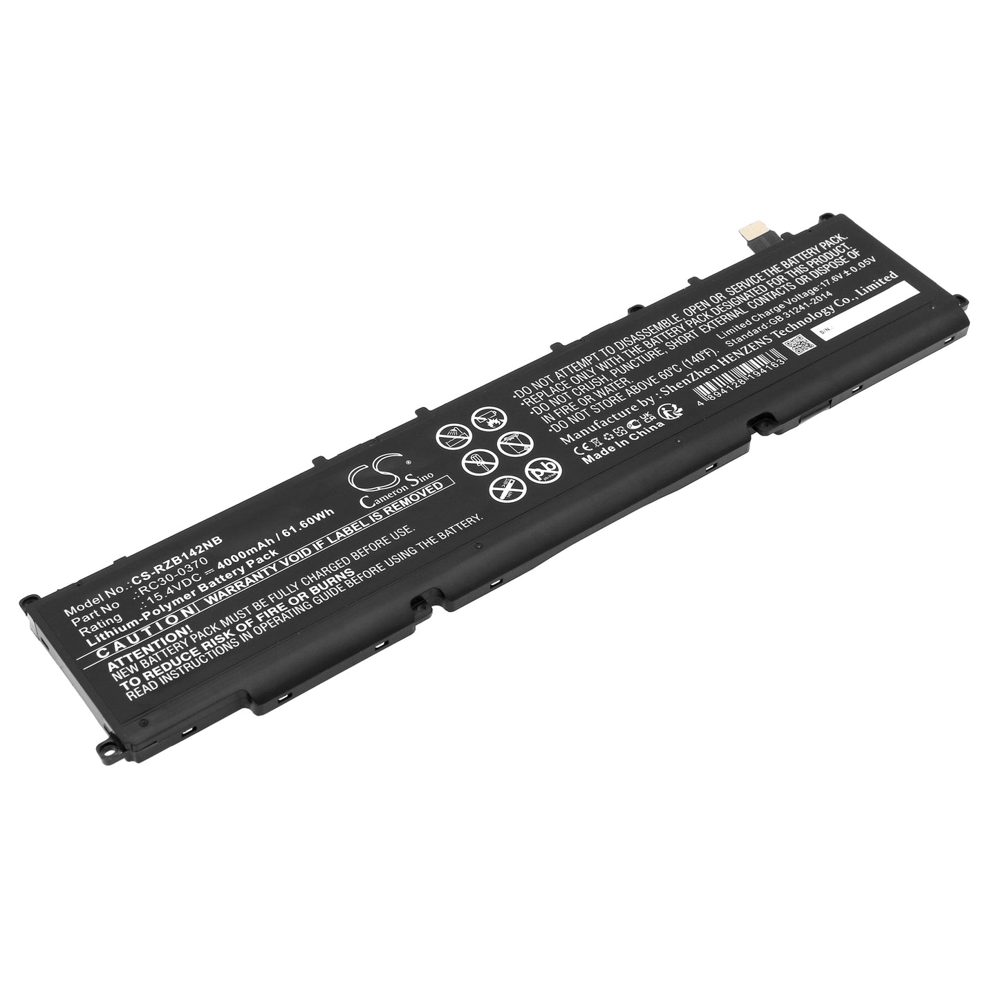 CS-RZB142NB Replacement Battery – Compatible with Blade 14 2021, Blade 14 2022, Blade 14 AMD Ryzen 9 5900HX, Blade 14 Ryzen 9 6900HX, Blade 14 Ryzen 9 RTX 3070, Nvidia GeForce RTX 3060, Nvidia GeForce RTX 3070, Nvidia GeForce RTX 3080, rz-09-0307, RZ09-0368, RZ09-0370, RZ09-0370AE23-R3U1, rz09-0370bea3, RZ09-0370BEA3-R3U1, RZ09-0370CEA3-R3U1, RZ09-0427, RZ09-0427EE23-R3U1, RZ09-0427EEM3-R3U1, RZ09-0427NEA3-R3U1, RZ09-0427NEM3-R3U1, RZ09-0427NEQ3-R3U1, RZ09-0427PEA3-R3U1