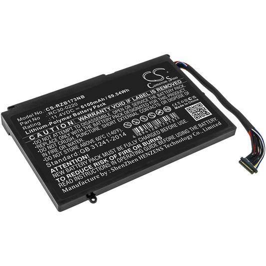 CS-RZB173NB Replacement Battery – Compatible with Blade Pro 17 2019 4k UHD, Blade Pro 17 2019 Full HD, Blade Pro 17 2019 RTX 2060, Blade Pro 17 2019 RTX 2070, Blade Pro 17 2019 RTX 2080, Blade Pro 17 FHD, Blade Pro 17 Late 2019, Blade Pro 17.3 2019, Blade Pro 17.3 Full HD, Blade Pro 2017 GTX 1060, Blade Pro GTX 1060, Blade Pro Rz09-0220, Razer Blade Pro 17 2019 FHD, Rz09-0220