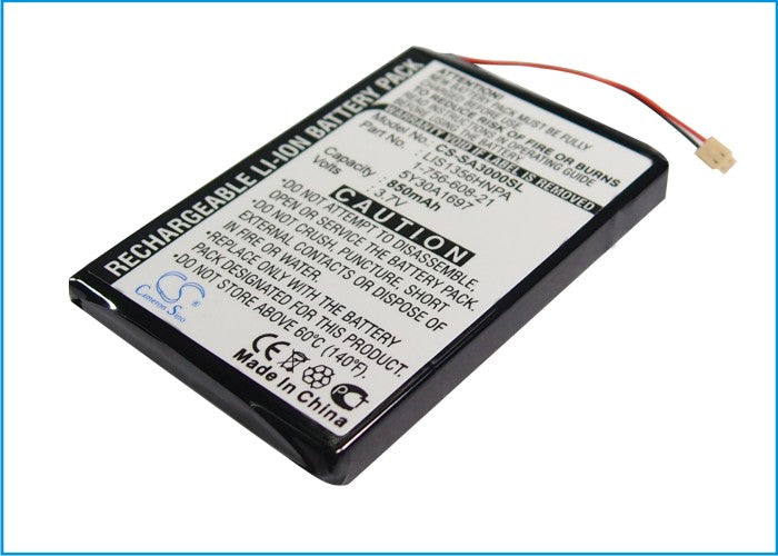 3.7V 850mAh Li-ion MP3/MP4/PMP Battery for Sony