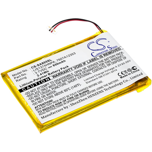 3.7V 750mAh/2.78Wh Li-Polymer MP3/MP4/PMP Battery for Sony