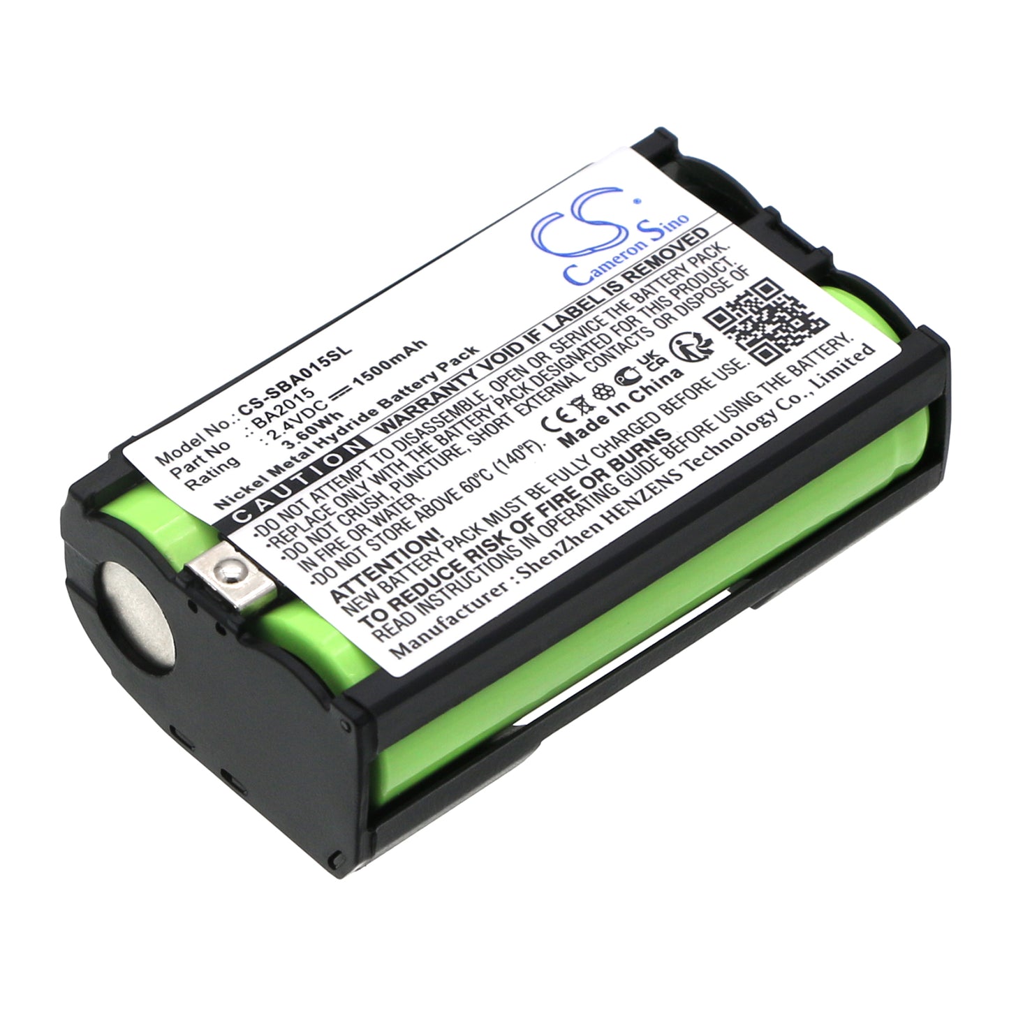 2.4V 1500mAh Ni-MH Wireless Headset Battery for Sennheiser