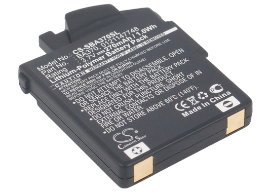 3.7V 270mAh/1.00Wh Li-Polymer Wireless Headset Battery for Sennheiser