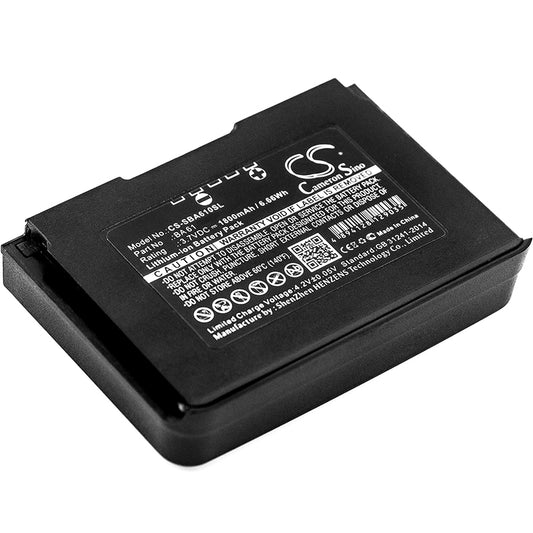 3.7V 1800mAh/6.66Wh Li-ion Wireless Headset Battery for Sennheiser