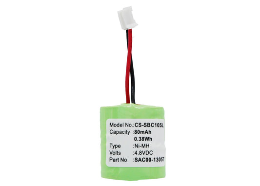 4.8V 80mAh/0.38Wh Ni-MH Dog Collar Battery for Sportdog
