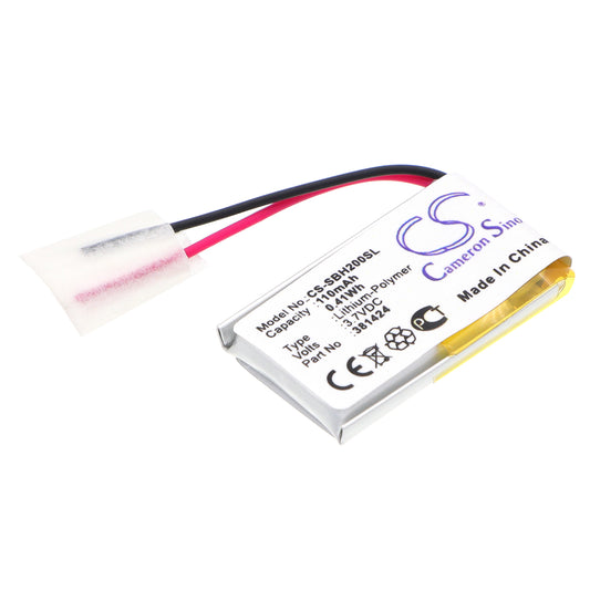 3.7V 110mAh/0.41Wh Li-Polymer Wireless Headset Battery for Sony