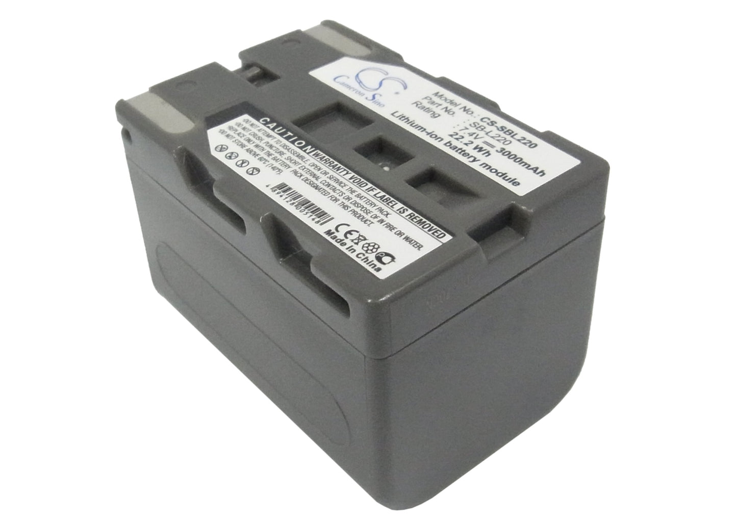 7.4V 3000mAh Li-ion Camera Battery for Leaf