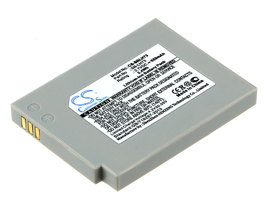 3.7V 650mAh Li-ion Camera Battery for Samsung