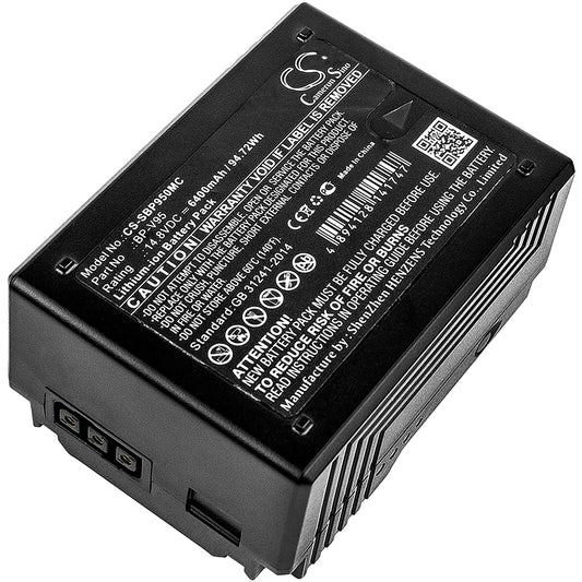 14.8V 6400mAh/94.72Wh Li-ion Camera Battery for Sony