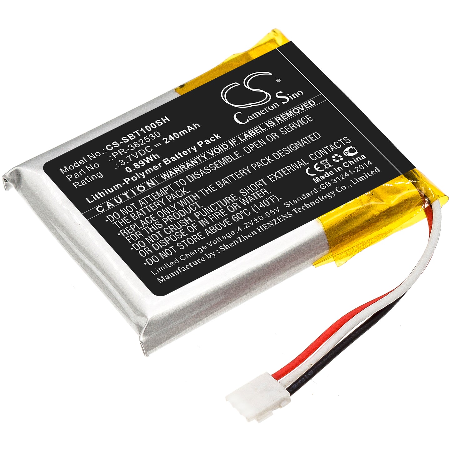 CS-SBT100SH Replacement Battery – Compatible with Ambit 1, Ambit 2, Ambit 2S, Ambit 3, Ambit 3 HR, Traverse