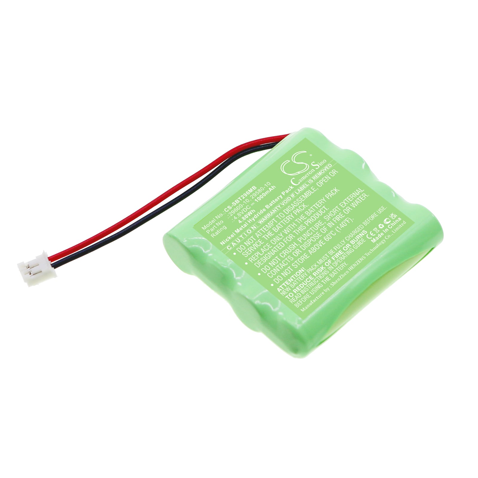 CS-SBT296MB Replacement Battery – Compatible with 2 Remote Steering Cameras Mode, Full View, Glimpse 29600-10, In View, Infant Baby Pixel 5.0 Inch Tou, Infant Baby Pixel Cadet 4.3 In, Infant Dual View Digital Color, Infant Explore Panoramic Video, Infant Full View 5" Video Baby, Infant Panorama Duo Video Baby, Infant Panorama Video Baby Mon, Infant Wide View 2.0 Baby Vide, Remote Steering Camera Model 2, Wide View Camera Model 29580