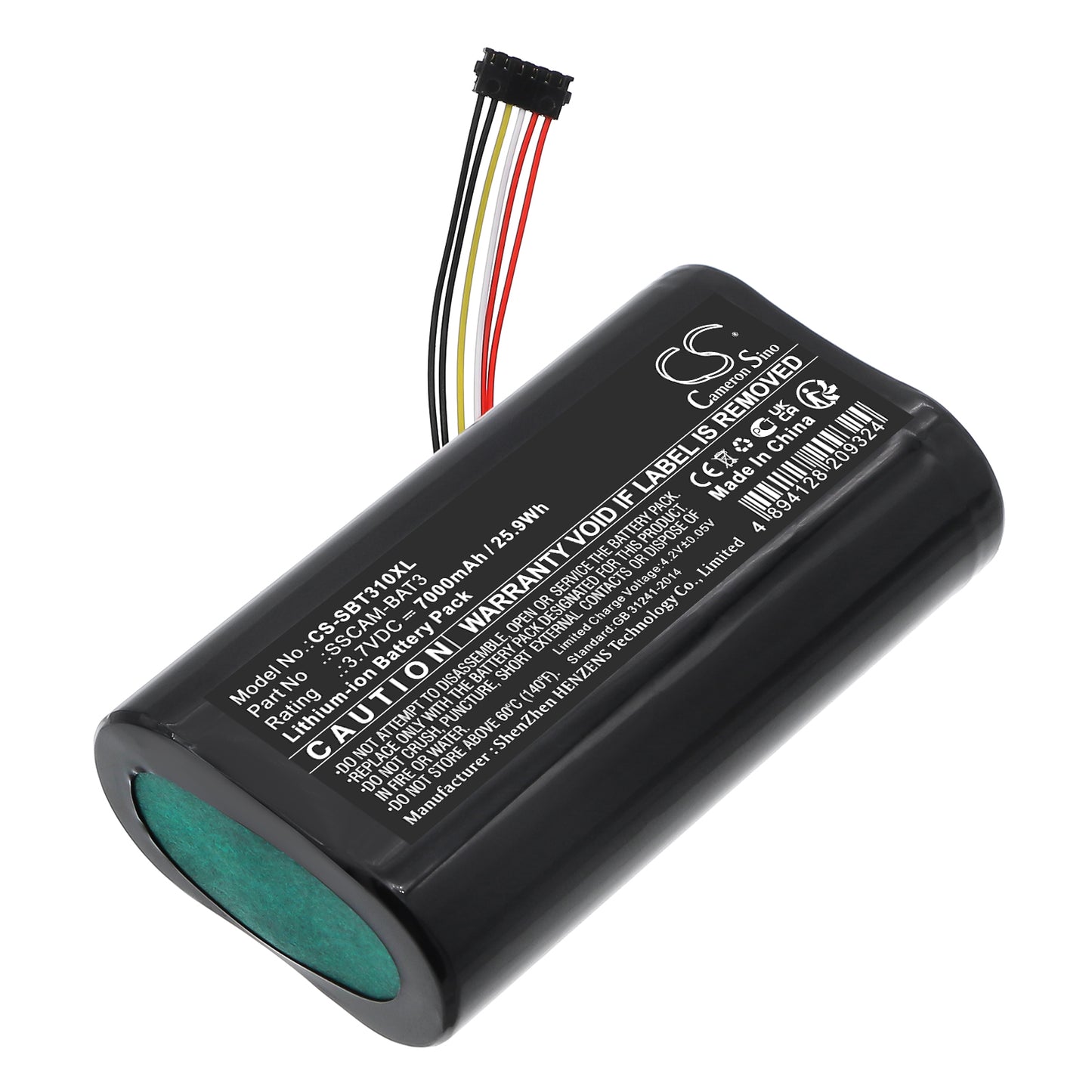 CS-SBT310XL Replacement Battery – Compatible with SimpliSafe