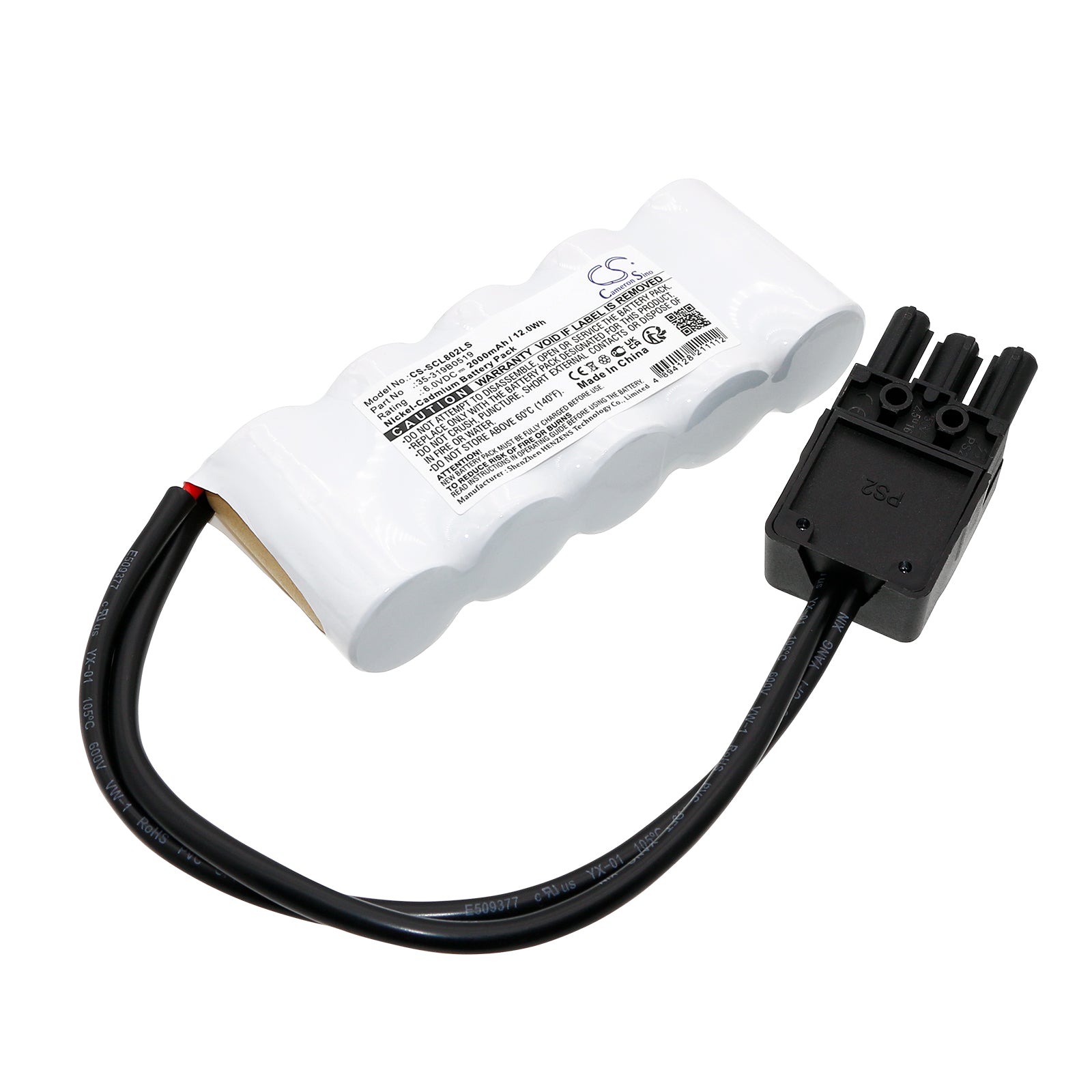 CS-SCL802LS Replacement Battery – Compatible with 8020, 8021, Licht 2627