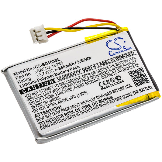 3.7V 950mAh/3.52Wh Li-Polymer Dog Collar Battery for Sportdog