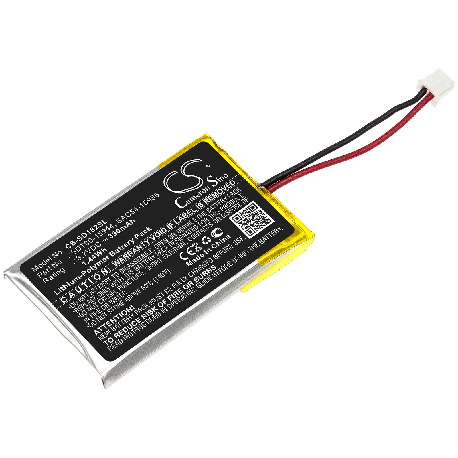 CS-SD182SL Replacement Battery – Compatible with HoundHunter 3225, ProHunter 2525, SD-1225, SD-1825, SD-1825CAMO, SD-2525, SD-3225, SportHunter 1225, SportHunter 1825, WetlandHunter 1825