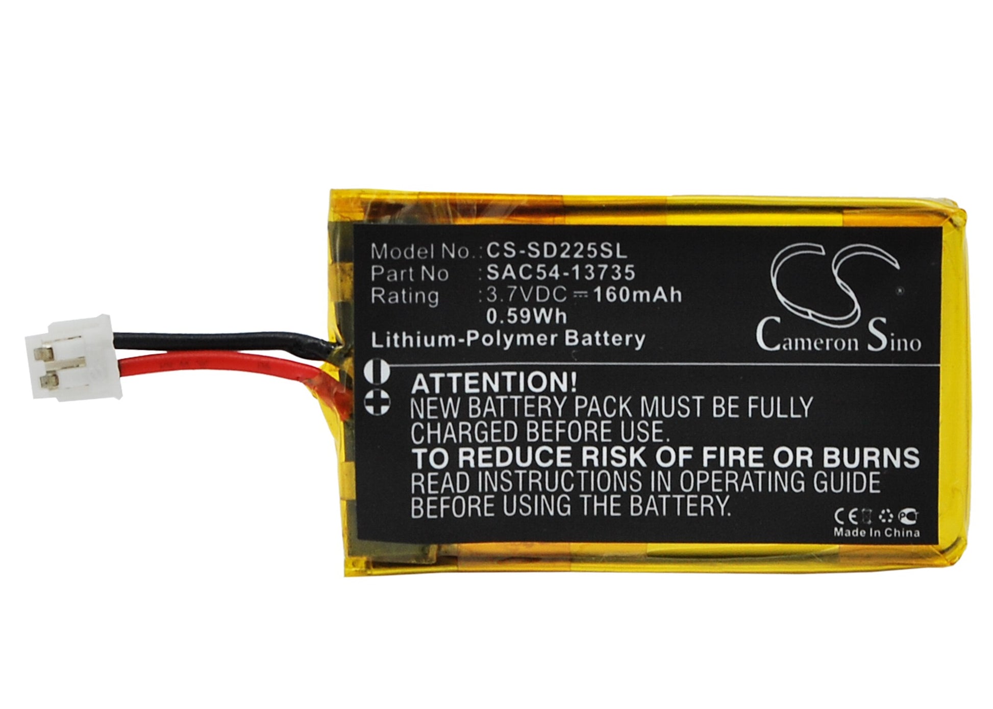 CS-SD225SL Replacement Battery – Compatible with FieldTrainer 425, FieldTrainer 425S, SD-425, SD-425 Camo, SD-425CAMO, SD-425E receiver, SD-425S, SD-425X, SD-425X Camo, SD-425XS, SD-575, SD-575E, SD-825, SD-825E receiver, SD-825X, SD-875, SD-875E, SDR-AFE receiver, SportHunter 825, SR-225, SR-225 receiver, SR-225S, SR-225S receiver, SR-225W, SR-225W receiver, WetlandHunter 425CAMO