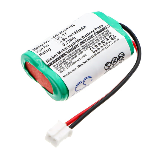 4.8V 150mAh/0.72Wh Ni-MH Dog Collar Battery for Sportdog