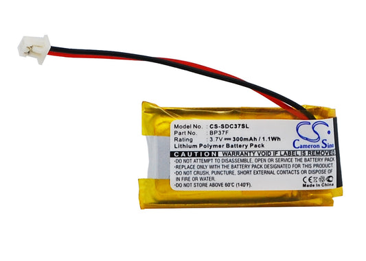 3.7V 300mAh/1.11Wh Li-Polymer Dog Collar Battery for Dogtra