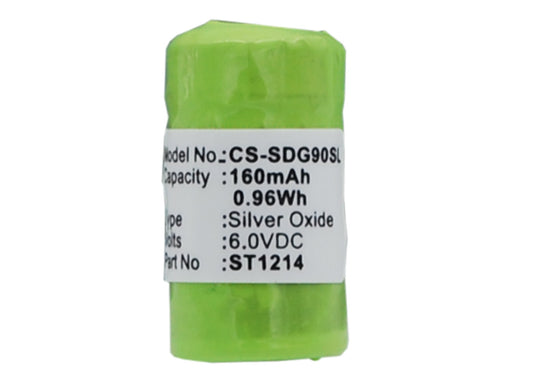 6V 160mAh/0.96Wh Silver Oxide Dog Collar Battery for Perimeter