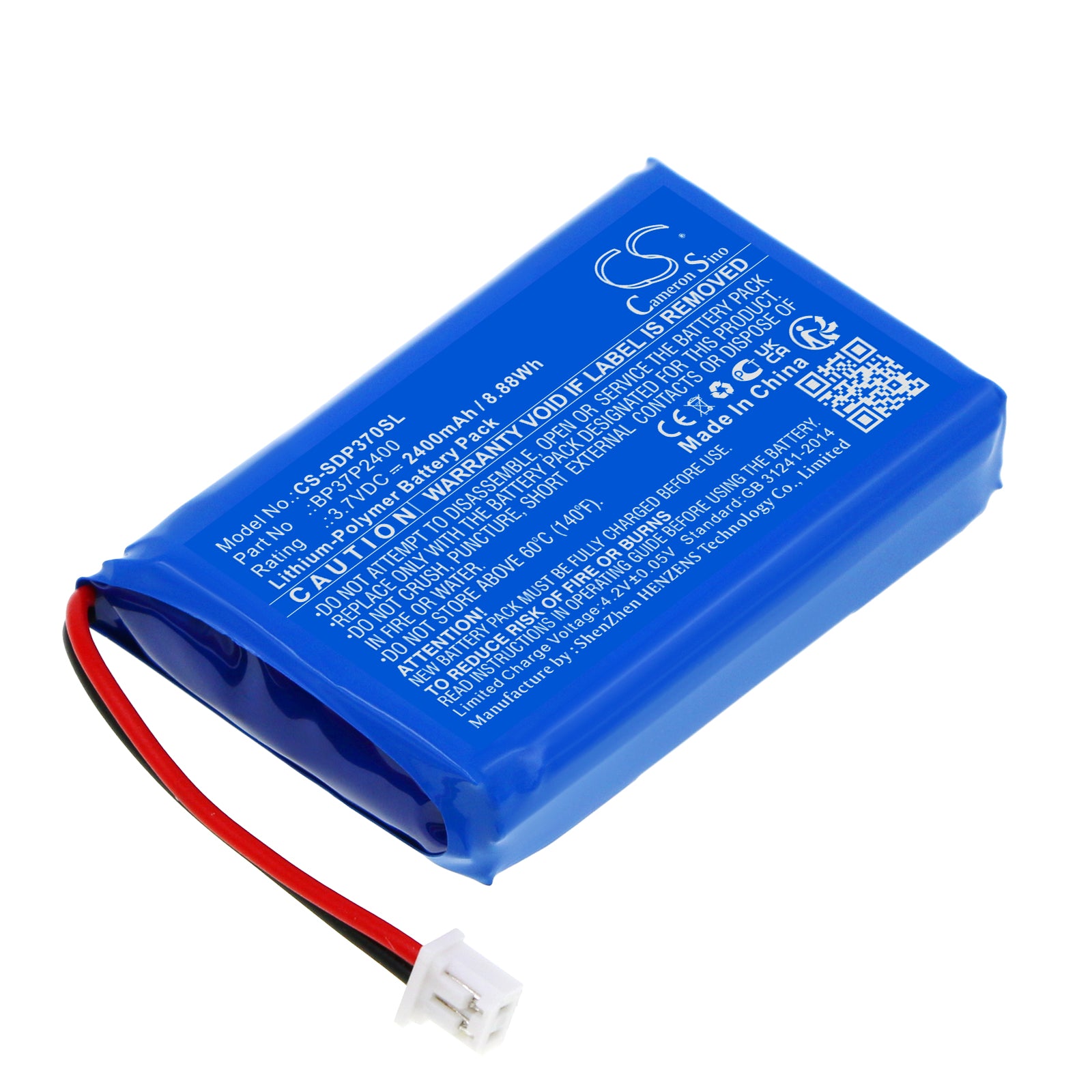 CS-SDP370SL Replacement Battery – Compatible with Grain Valley Special Edition O, Pathfinder, Pathfinder TRX