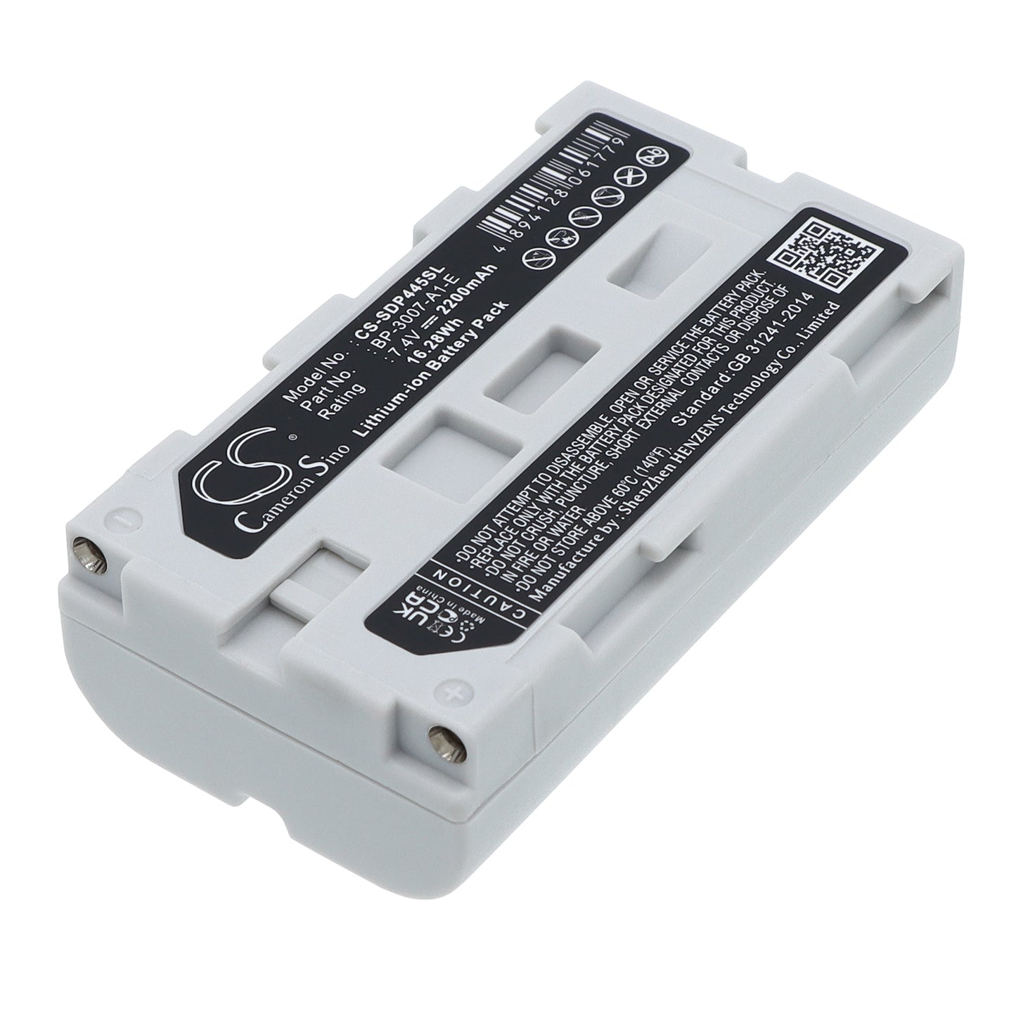 7.4V 2200mAh/16.28Wh Li-ion Printer Battery for Seiko