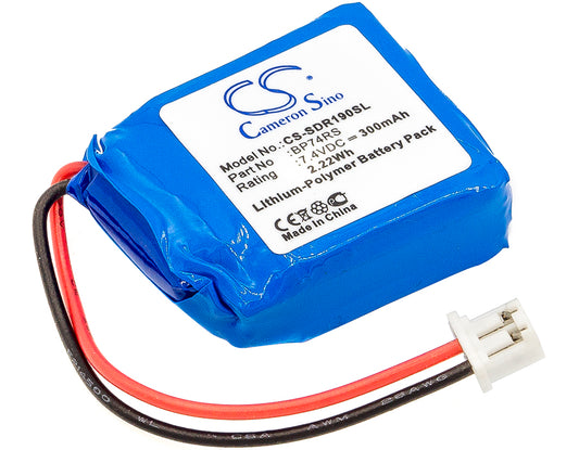 7.4V 300mAh/2.22Wh Li-Polymer Dog Collar Battery for Dogtra