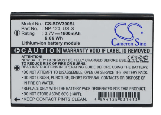 3.7V 1800mAh/6.66Wh Li-ion GPS/Navigator Battery for Sonocaddie