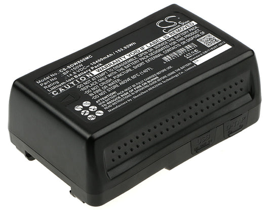 CS-SDW800MC Replacement Battery – Compatible with DSR-250P, DSR-600P, DSR-650P, HDW-800P, PDW-850, V-Lock, V-Mount, V-Mount V-Lock