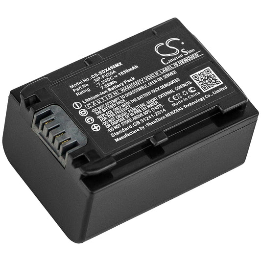 7.3V 1030mAh/7.52Wh Li-ion Camera Battery for Sony