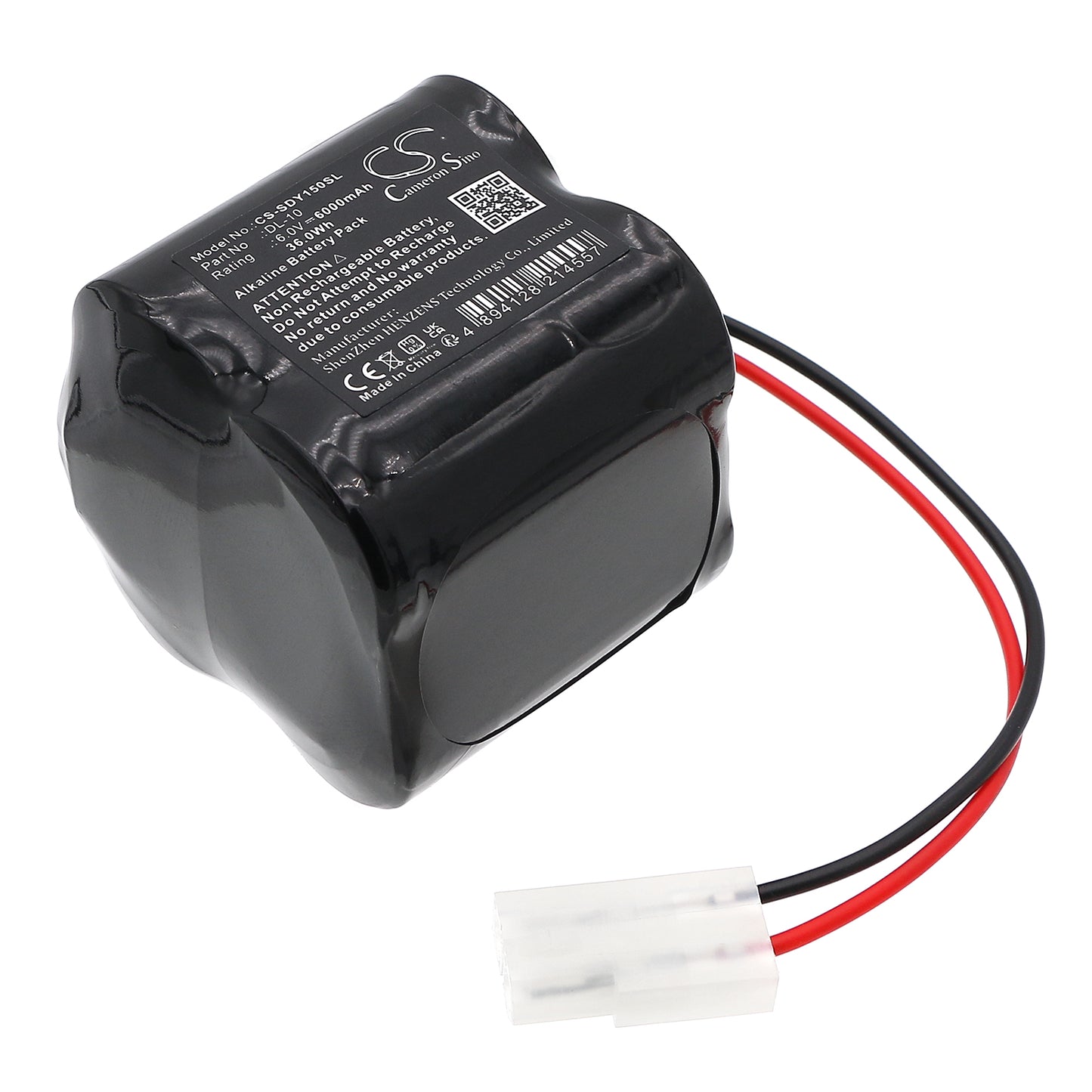 CS-SDY150SL Replacement Battery – Alkaline 6.0 6000mAh / 36.0Wh