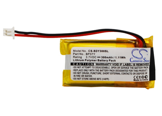 3.7V 300mAh/1.11Wh Li-Polymer Dog Collar Battery for Dogtra