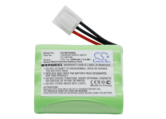 3.6V 1500mAh Ni-MH Payment Terminal Battery for Ingenico