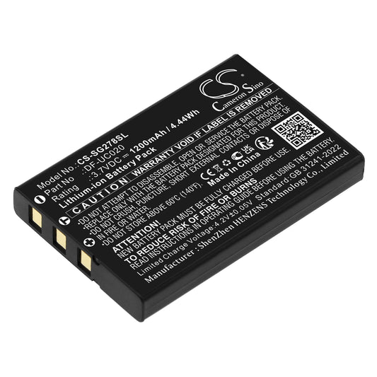 3.7V 1200mAh/4.44Wh Li-ion GPS/Navigator Battery for Zycast