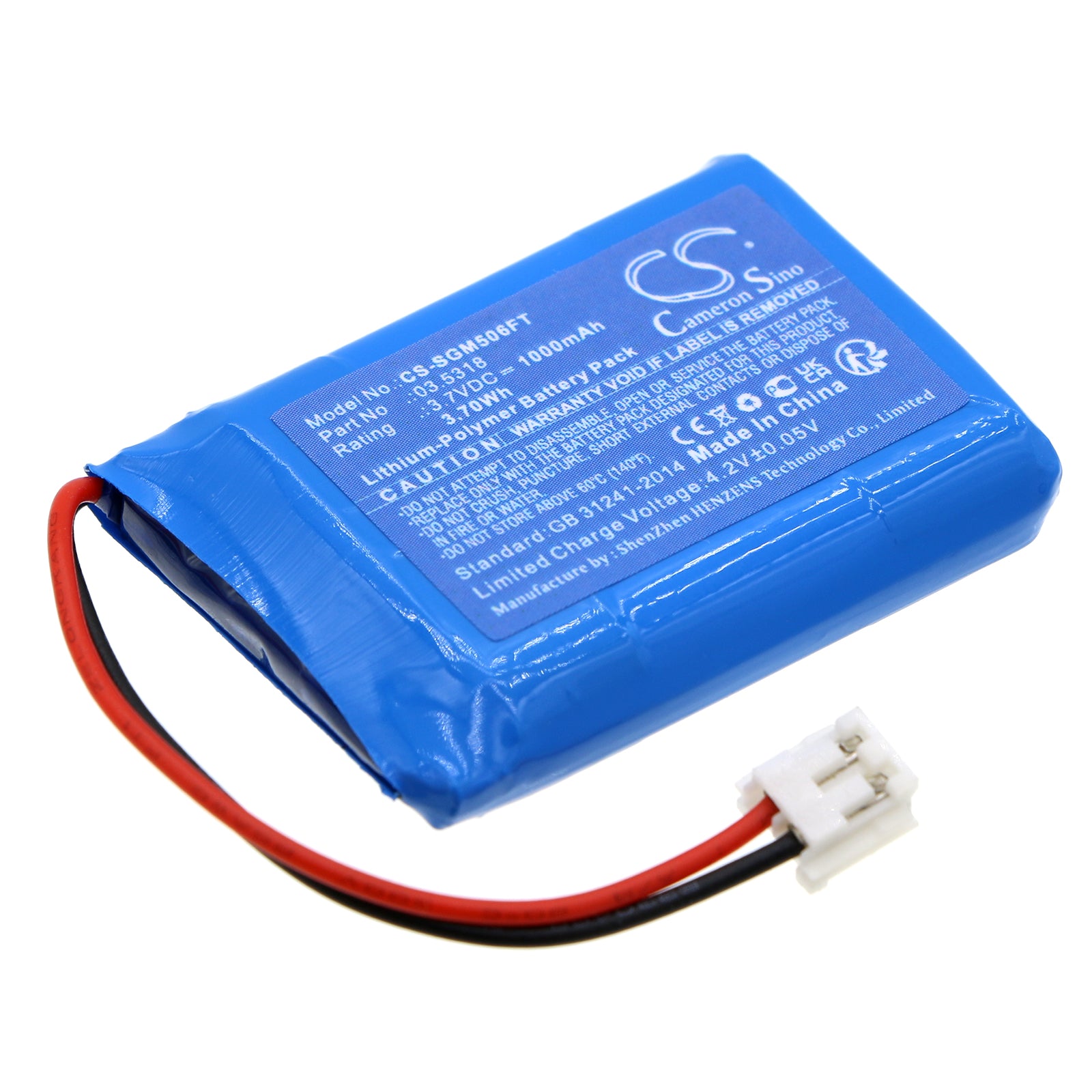 CS-SGM506FT Replacement Battery – Compatible with 03.5060, Miniform COB LED