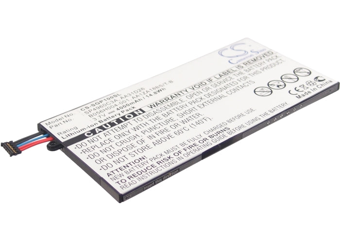 3.7VV 4000mAh/14.80Wh Li-Polymer Tablet Battery for Samsung