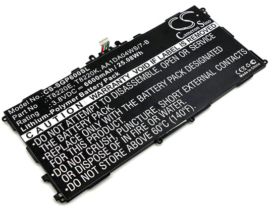 3.8V 6600mAh/25.08Wh Li-Polymer Tablet Battery for Samsung