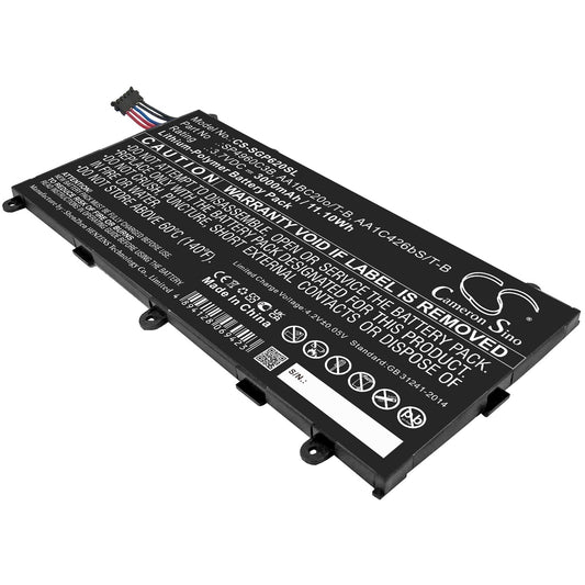 3.7V 4000mAh/14.80Wh Li-Polymer Tablet Battery for Samsung
