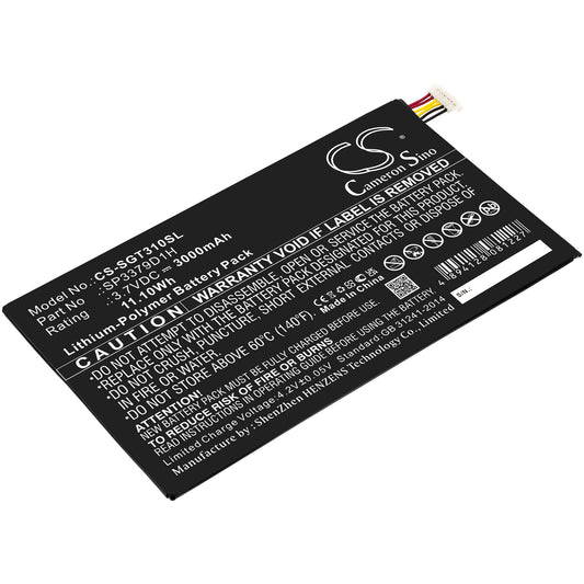 3.7VV 4400mAh/16.28Wh Li-Polymer Tablet Battery for Samsung