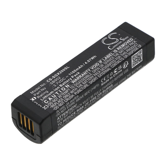 3.7V 1100mAh/4.07Wh Li-ion Speaker Battery for SHURE