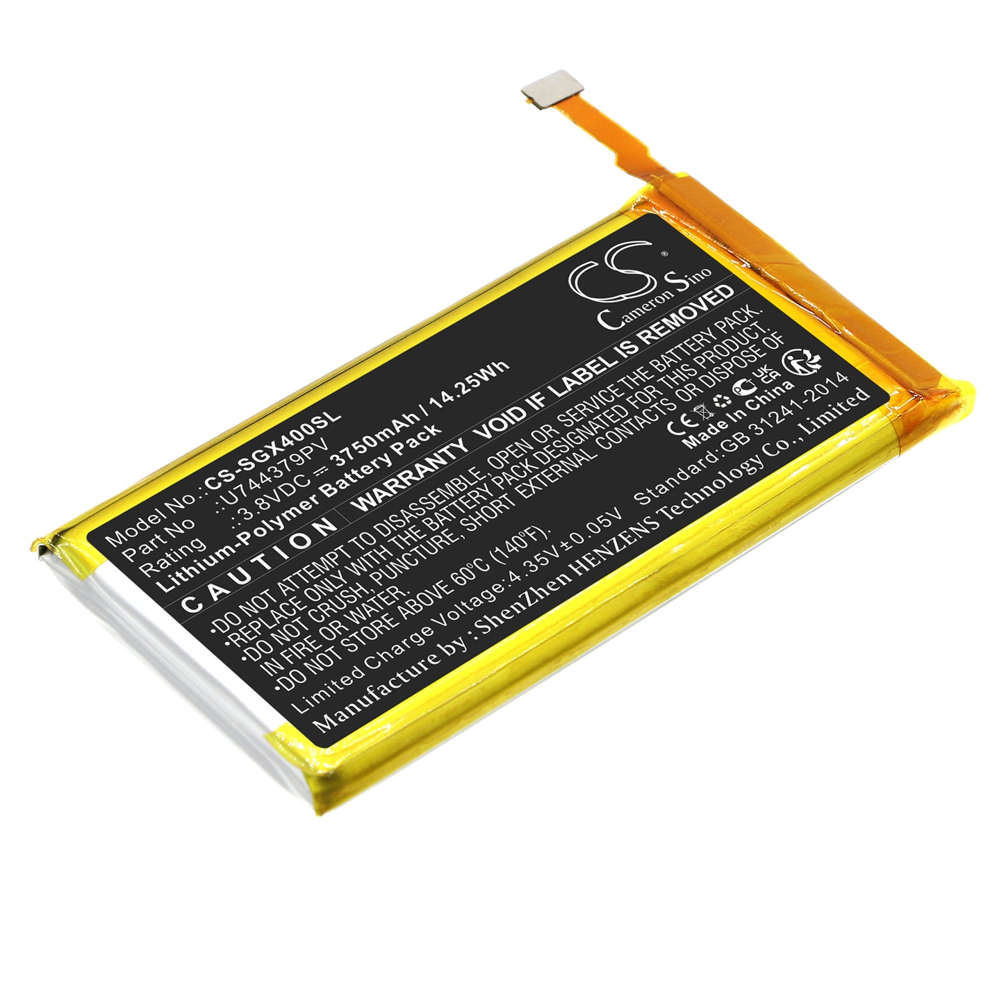 CS-SGX400SL Replacement Battery – Compatible with SkyCaddie SX400