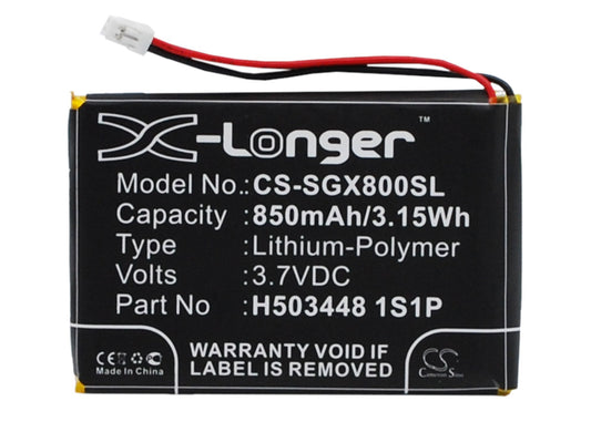 3.7v/850mAH H503448 1S1P SkyCaddie Aire SkyCaddie Aire 2 SkyCaddie Aire II